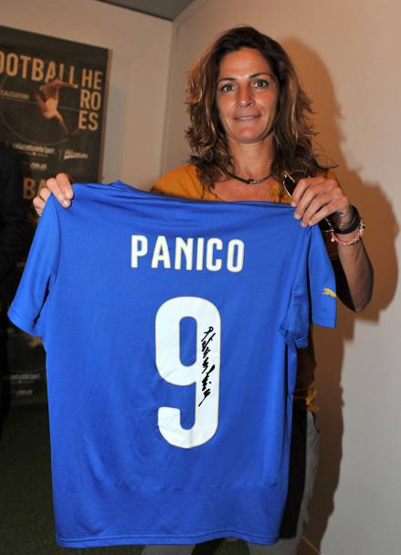 L&#39;attaccante del Verona e della Nazionale, Patrizia Panico (Bozzani)